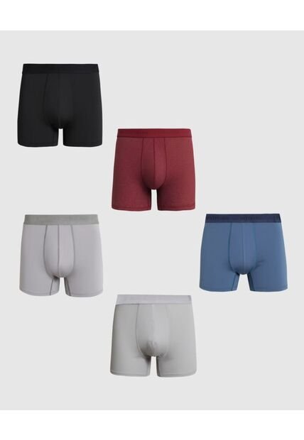 Pack X5 Bóxer Ajustado Con Elástico  X5 Para Hombre Surtido Patprimo