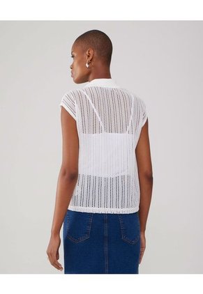 Polo Para Mujer Manga Sisa Color Crudo Marca Patprimo #30110437