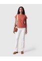 Jeans Bota Flare Silueta Ajustada Mujer  Para Mujer Blanco Patprimo de Patprimo