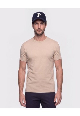 Camiseta Básica Cuello Redondo   Para Hombre Café Patprimo Patprimo