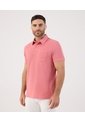 Polo Con Bolsillo   Para Hombre Rosa Patprimo de Patprimo