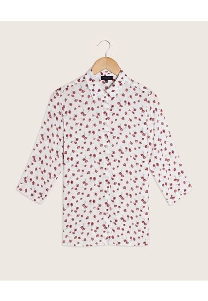 Camisa Para Mujer Manga 3/4 Color Blanco Marca Patprimo #30010345