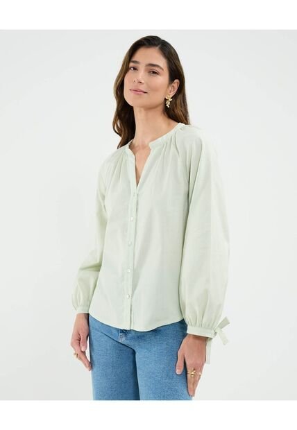 Blusa Para Mujer Manga Larga Color Verde Marca Patprimo #30123503
