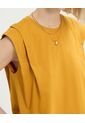 Camiseta Para Mujer Manga Sisa Cuello Redondo Color Amarillo Marca Patprimo #30093628 de Patprimo