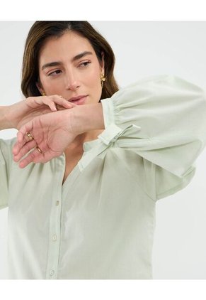 Blusa Para Mujer Manga Larga Color Verde Marca Patprimo #30123503