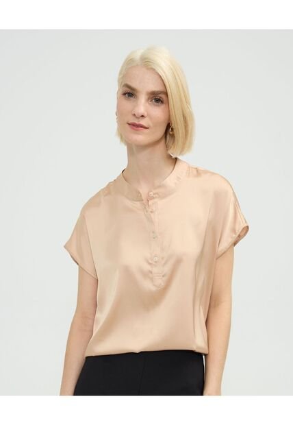 Blusa Para Mujer Manga Corta Color Rosa Marca Patprimo #30123477