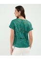 Blusa Para Mujer Manga Corta Color Verde Marca Patprimo #30123483 de Patprimo