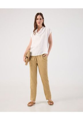 Blusa Para Mujer Manga Corta Color Blanco Marca Patprimo #30123606