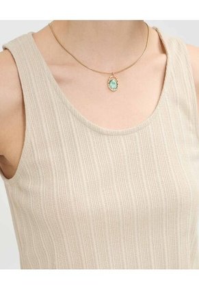 Camiseta Para Mujer Manga Sisa Cuello Redondo Color Café Marca Patprimo #30093715