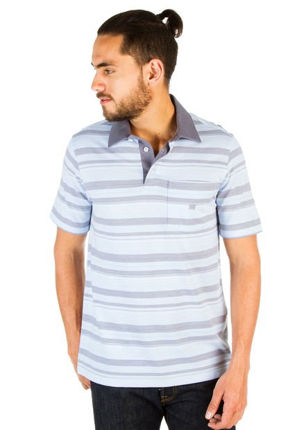 Camiseta Polo PATPRIMO Azul Claro-Gris - Compra Ahora | Dafiti Colombia
