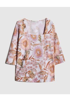 Camiseta Para Mujer Manga 3/4 Color Rosa Marca Patprimo #14091404