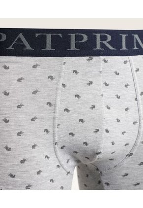 Boxer X1 Para Hombre Filete Medio Color Gris Marca Patprimo #44000411