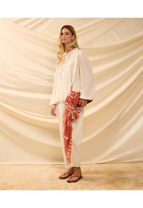 Blusa  Para Mujer Manga Larga Color Blanco Marca Patprimo #30128495