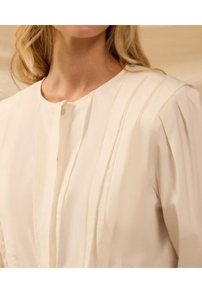 Blusa  Para Mujer Manga Larga Color Crema Marca Patprimo #30128222