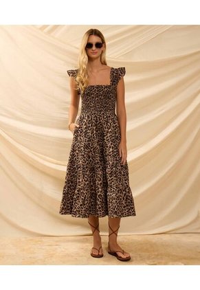 Vestido  Para Mujer M/Sisa Largo Color Café Marca Patprimo #30178221