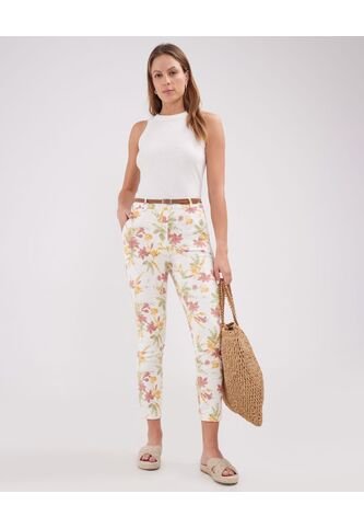 Pantalón Para Mujer Chino Color Hueso Marca Patprimo #30071890 Patprimo