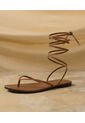 Sandalias  Para Mujer Sandalia Color Café Marca Patprimo #30690139 de Patprimo