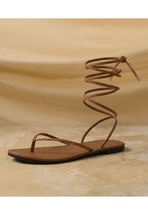 Sandalias  Para Mujer Sandalia Color Café Marca Patprimo #30690139