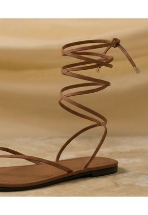 Sandalias  Para Mujer Sandalia Color Café Marca Patprimo #30690139