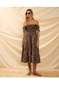 Vestido  Para Mujer M/Sisa Largo Color Café Marca Patprimo #30178221 de Patprimo