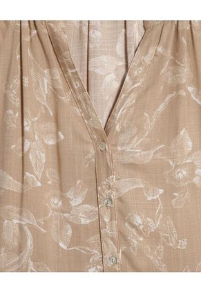 Blusa Para Mujer Manga 3/4 Color Café Claro Marca Patprimo #30123390