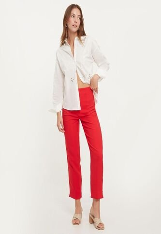 Pantalón Para Mujer  Color Rojo  Marca Patprimo #30071768 Patprimo