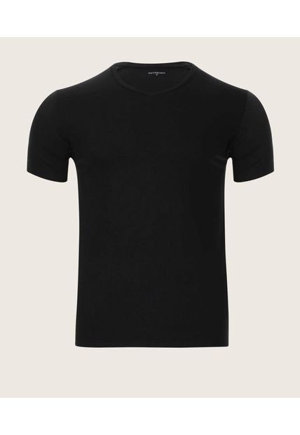 .Camiseta Hombre Patprimo Negro Poliéster M/C 44020028-10