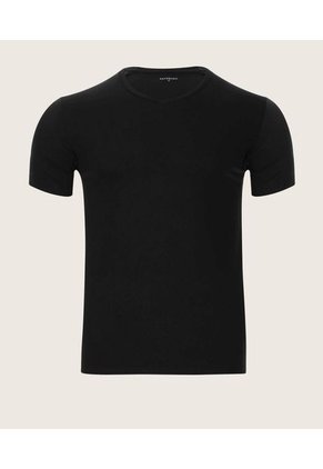 .Camiseta Hombre Patprimo Negro Poliéster M/C 44020028-10