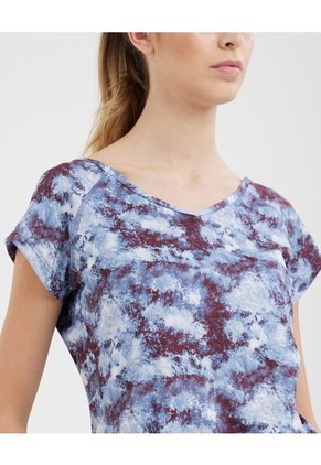 Camiseta Para Mujer Manga Corta Color Azul  Marca Patprimo #30092645