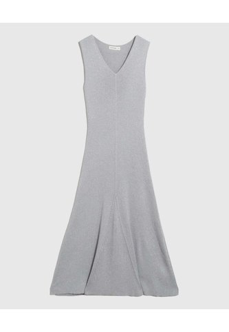 Vestido Escote V Tejido Para Mujer  Plata Patprimo Patprimo