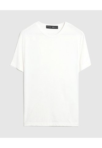 Camiseta Cuello Redondo Para Mujer  Blanco Patprimo Patprimo