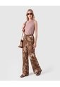 Pantalón Estampado Bota Ancha Para Mujer  Café Patprimo de Patprimo