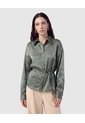 Camisa Amarre En Cintura Para Mujer  Verde Patprimo de Patprimo