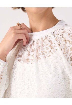 Blusa Para Mujer Manga Larga Color Blanco Marca Patprimo #30123619