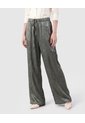 Pantalón Estampado Fluido Para Mujer  Verde Patprimo de Patprimo