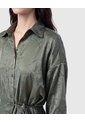 Camisa Amarre En Cintura Para Mujer  Verde Patprimo de Patprimo