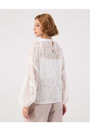 Blusa Para Mujer Manga Larga Color Blanco Marca Patprimo #30123619