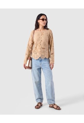 Saco Tejido Para Mujer Café Patprimo