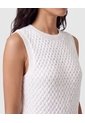 Camiseta Sisa Tejida Texturizada Para Mujer  Blanco Patprimo de Patprimo