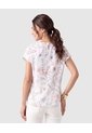 Blusa Manga Corta Caída Para Mujer  Blanco Patprimo de Patprimo
