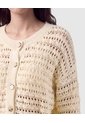 Saco Calado Con Botones Para Mujer  Crema Patprimo de Patprimo