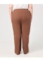 Pantalón Con Cordón Ajustable Para Mujer Curvy  Café Patprimo de Patprimo
