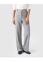 Pantalón Bota Ancha Tiro Alto Para Mujer  Gris Patprimo de Patprimo