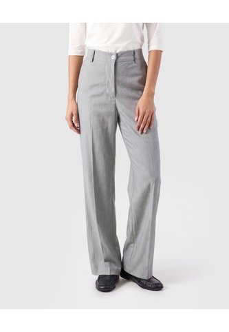 Pantalón Bota Ancha Tiro Alto Para Mujer  Gris Patprimo Patprimo