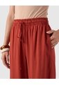 Pantalón Fluido Bota Ancha Para Mujer  Naranja Patprimo de Patprimo