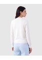 Saco Tejido Con Botones Para Mujer  Blanco Patprimo de Patprimo