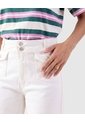 Jean Wide Leg Tiro Alto Para Mujer  Blanco Patprimo de Patprimo