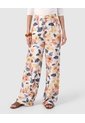 Pantalón Bota Ancha Con Cordón Para Mujer  Naranja Patprimo de Patprimo