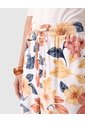 Pantalón Bota Ancha Con Cordón Para Mujer  Naranja Patprimo de Patprimo
