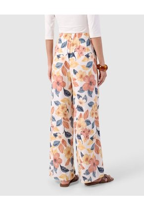 Pantalón Bota Ancha Con Cordón Para Mujer Naranja Patprimo